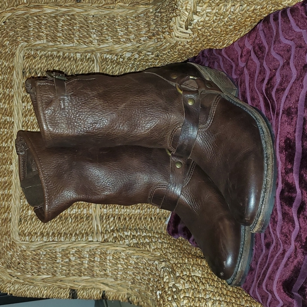 Vintage Shoe Company Leather Boots
